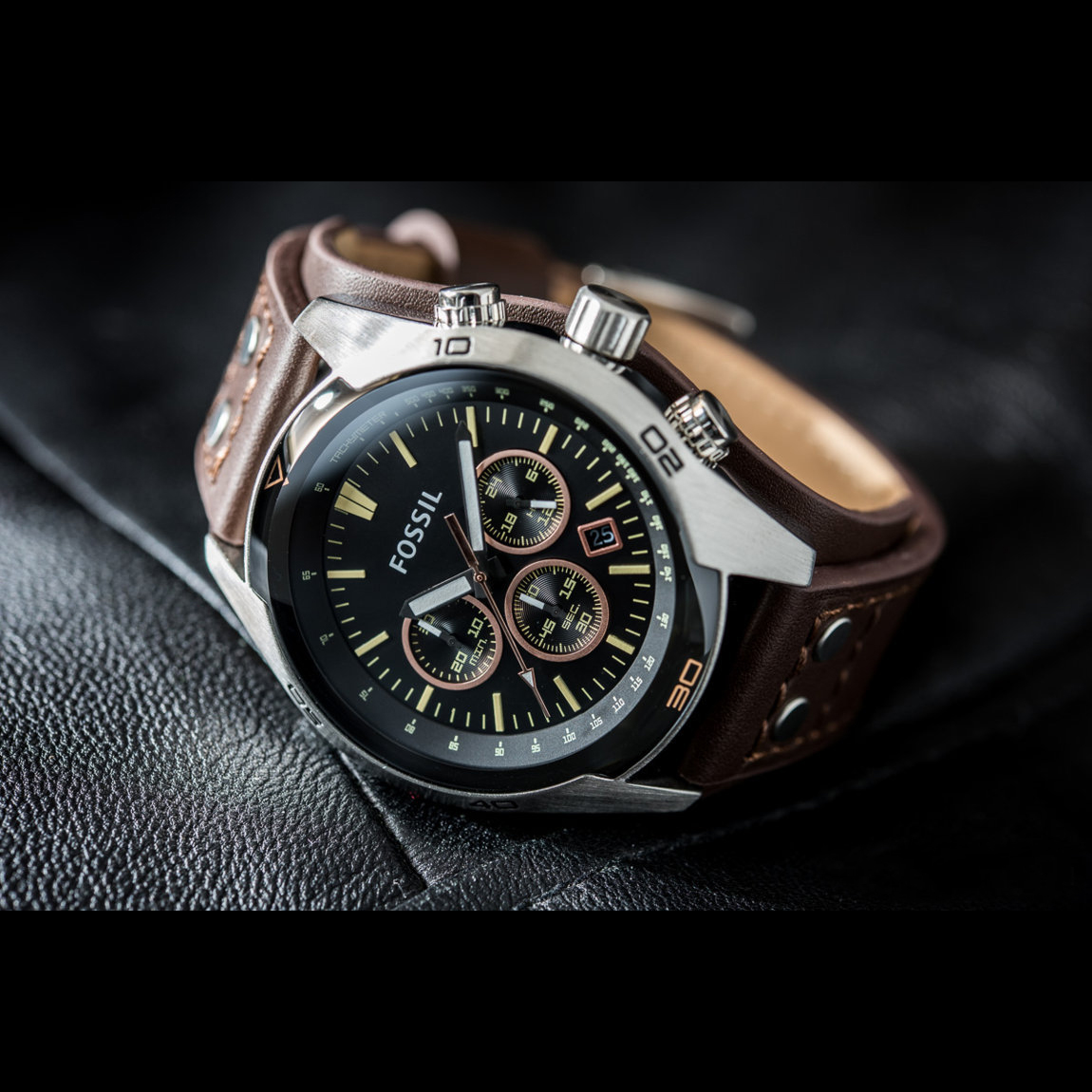 Reloj Fossil para Caballero Correa Cuero - Imagen 6