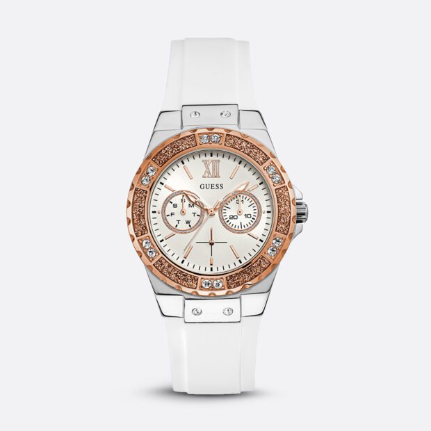Reloj Guess Correa de Silicona Blanco Femenino