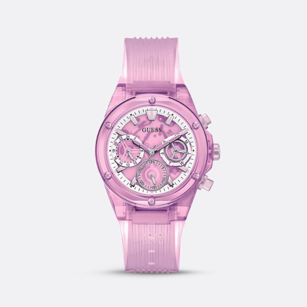 Reloj Guess GW0438L2 Transparente Lila de Mujer