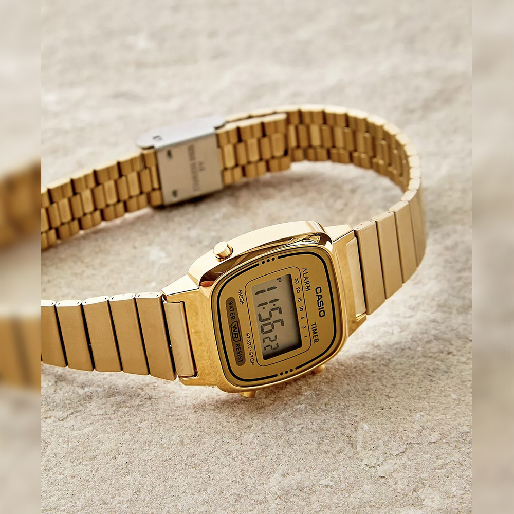 Reloj Casio LA670WGA-9 Dorado Vintage Dama - Imagen 4