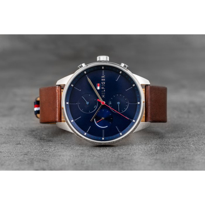 Tommy Hilfiger 1791487 Correa de Cuero Marrón - Imagen 5