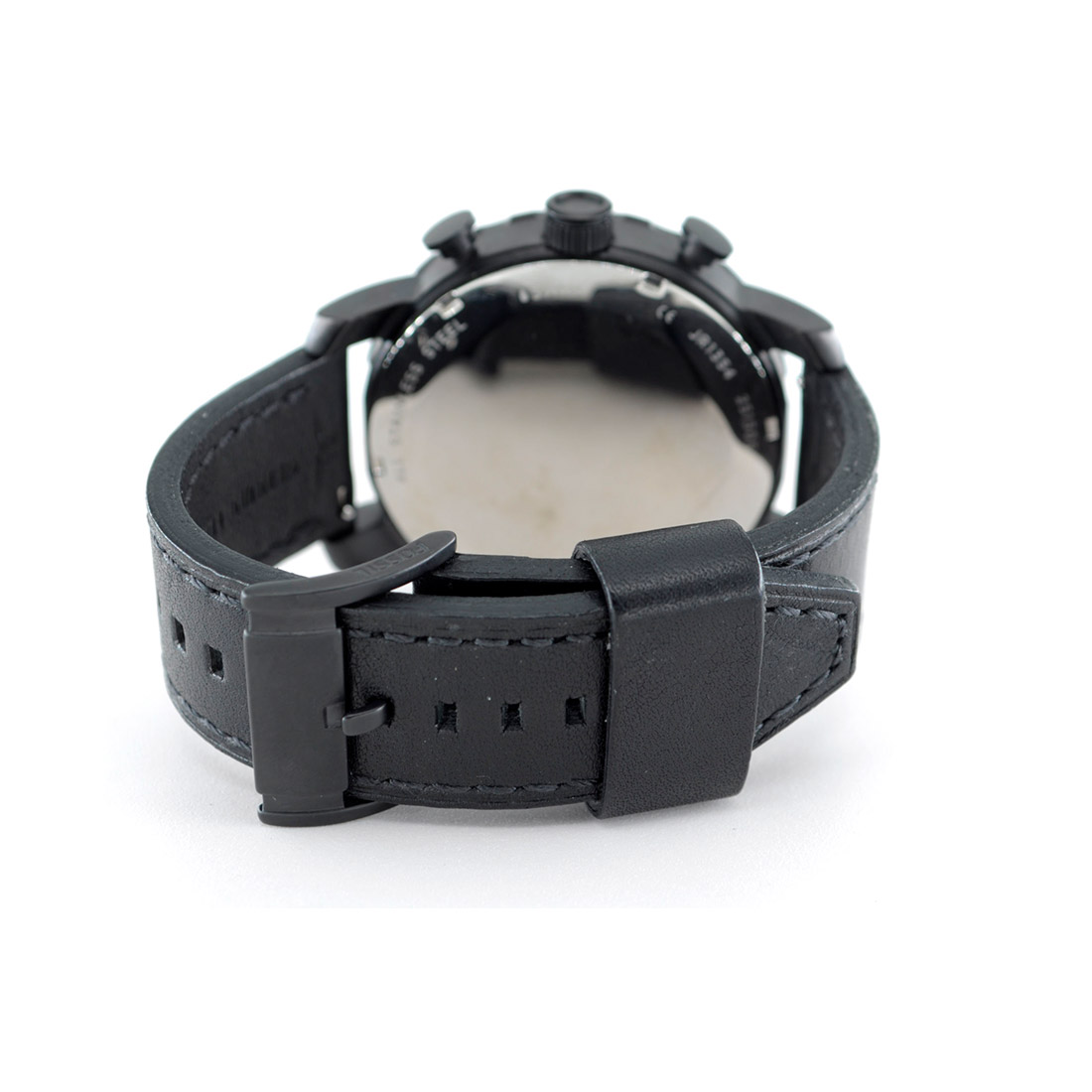 Reloj Fossil Nate JR1354 de Cuero Color Negro - Imagen 5
