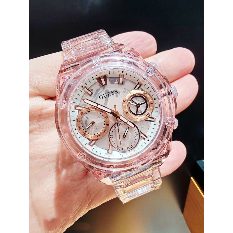 Reloj Guess GW0650L4 Transparente Rosa - Imagen 5
