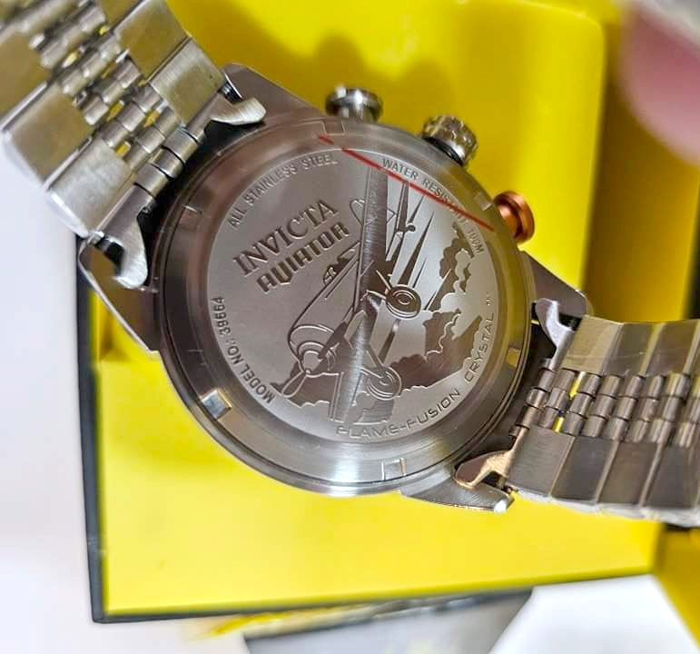 Reloj Invicta Aviator 39664 Acero Inoxidable Hombre - Imagen 3