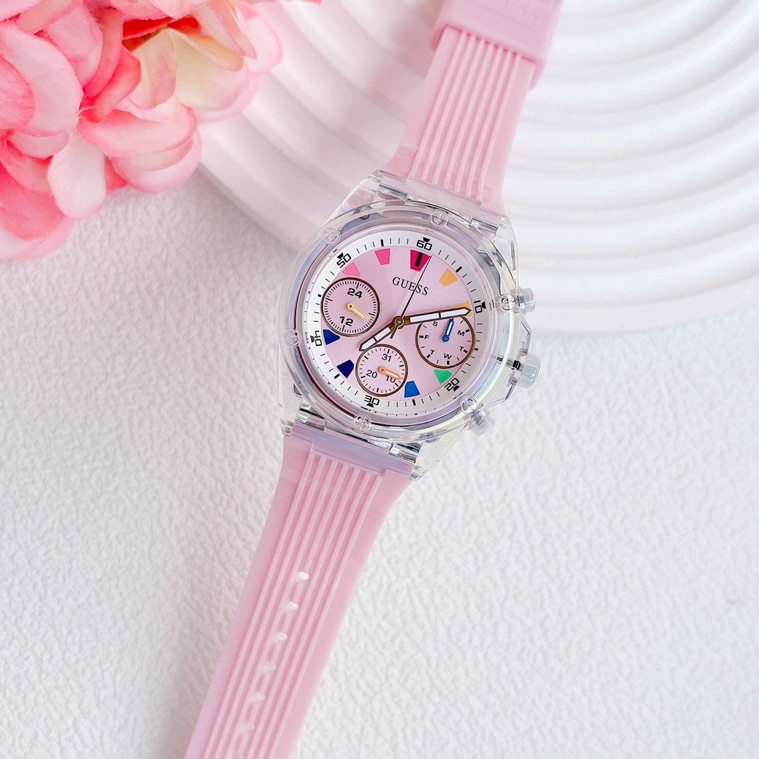 Reloj Guess GW0438L7 de Mujer Correa de Silicona - Imagen 5