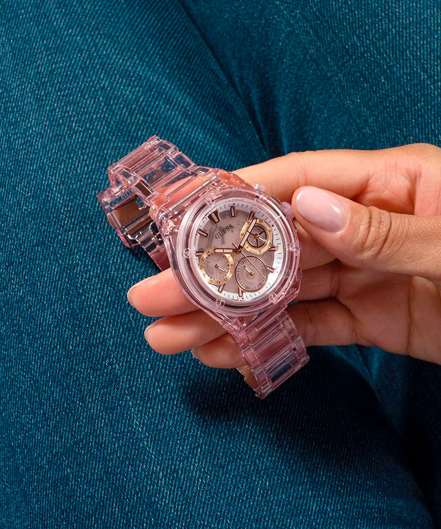 Reloj Guess GW0650L4 Transparente Rosa - Imagen 2