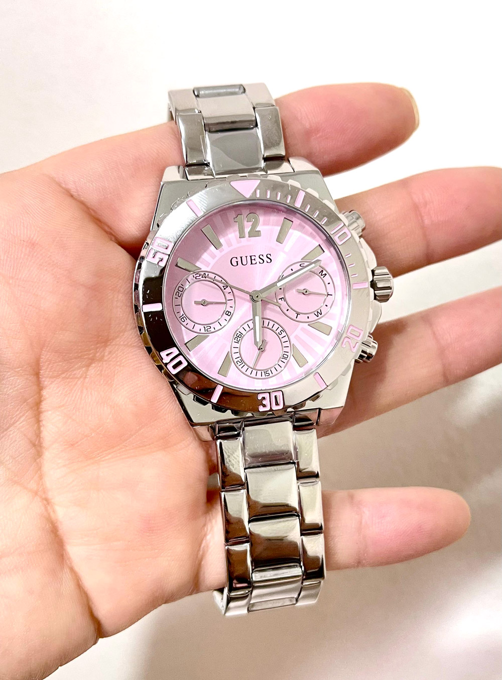 Reloj Guess de Mujer Plateado GW0696L1 - Imagen 5