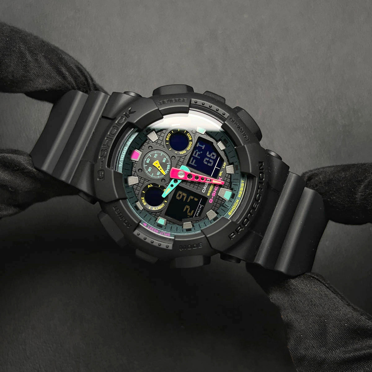 Reloj Casio de Hombre GA-100MF-1A G-Shock Negro - Imagen 2