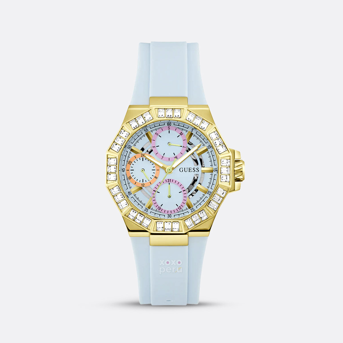 Reloj Guess de Dama GW0695L1 Correa de Silicona
