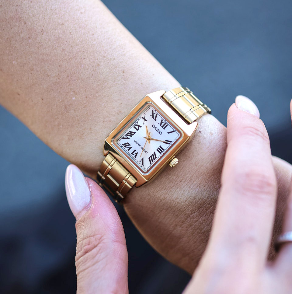 Reloj Casio Vintage de Mujer LTP-V007G-9B Dorado - Imagen 6