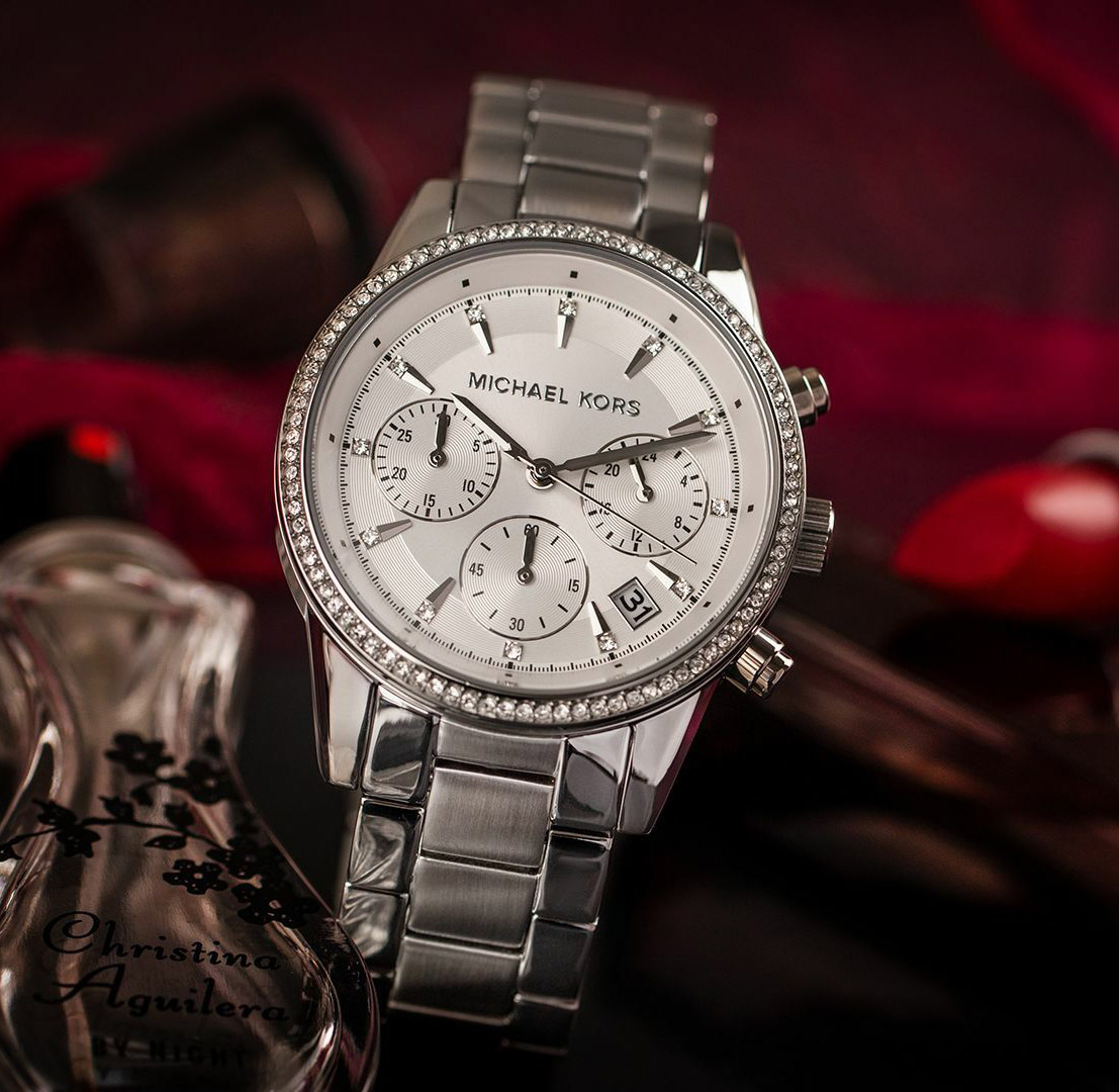 Reloj Michael Kors Ritz de Dama MK6428 Plateado - Imagen 6