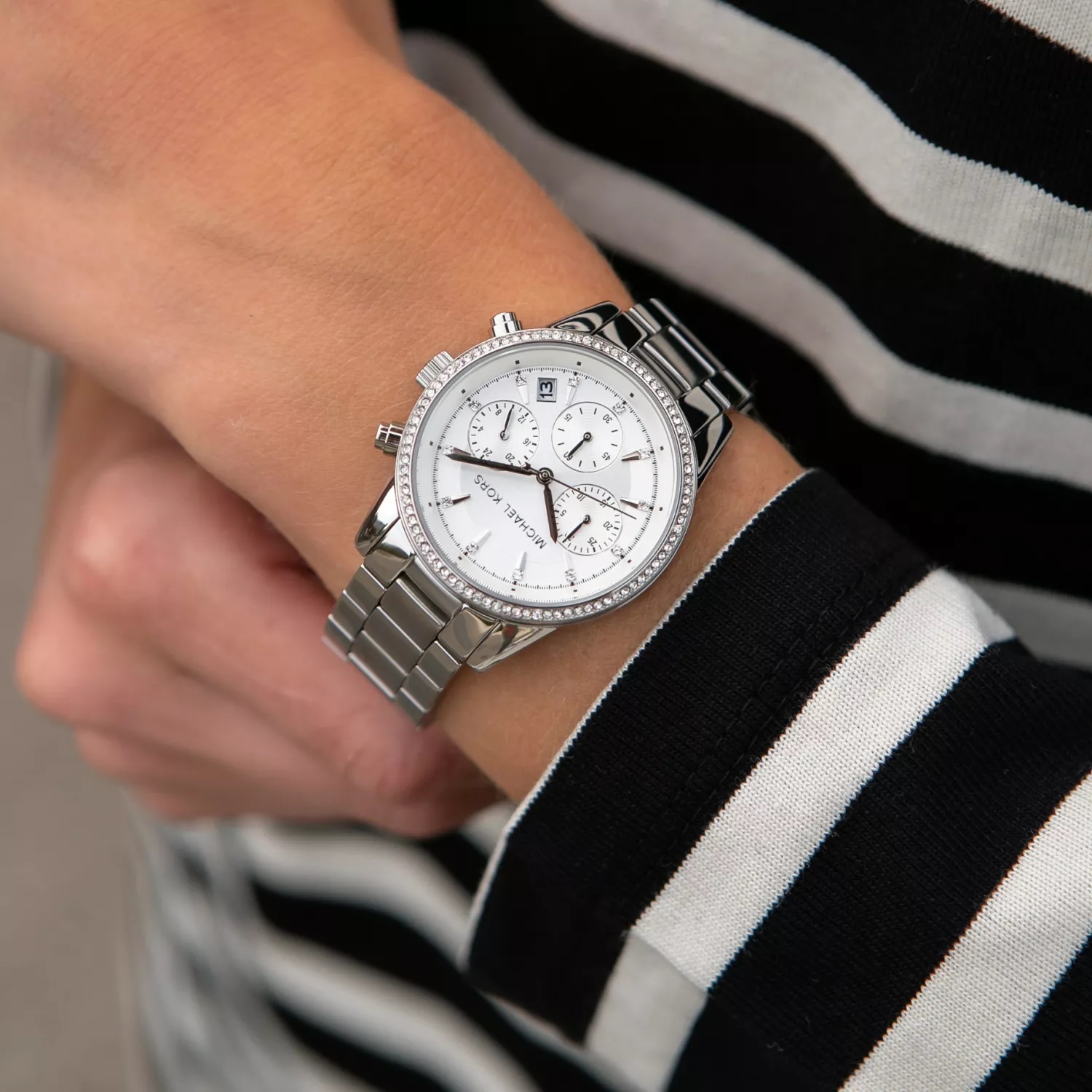 Reloj Michael Kors Ritz de Dama MK6428 Plateado - Imagen 3