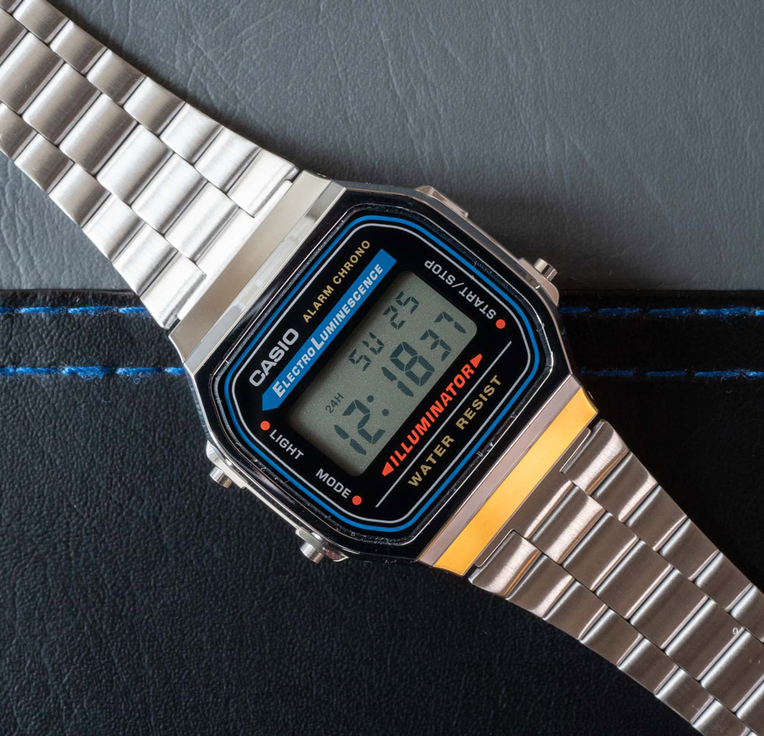 Reloj Casio Retro A168WA-1 Plateado de Hombre - Imagen 7