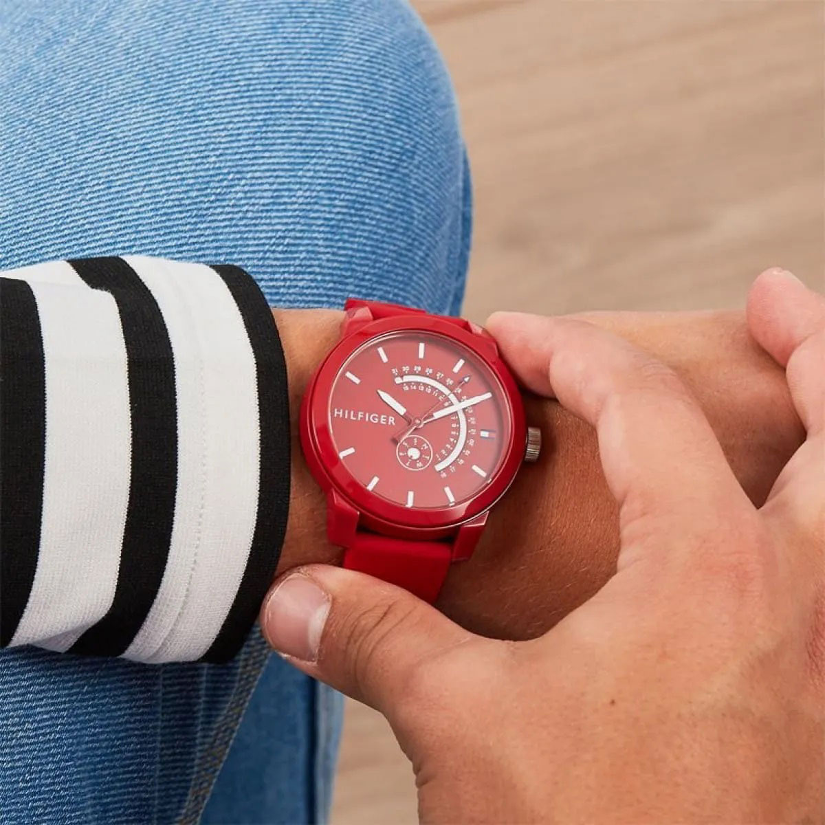 Reloj para Hombre Tommy Hilfiger 1791480 Rojo - Imagen 6