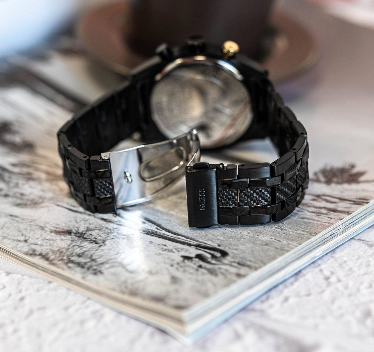 Reloj Guess GW0714G4 Negro Acero Inoxidable - Imagen 4