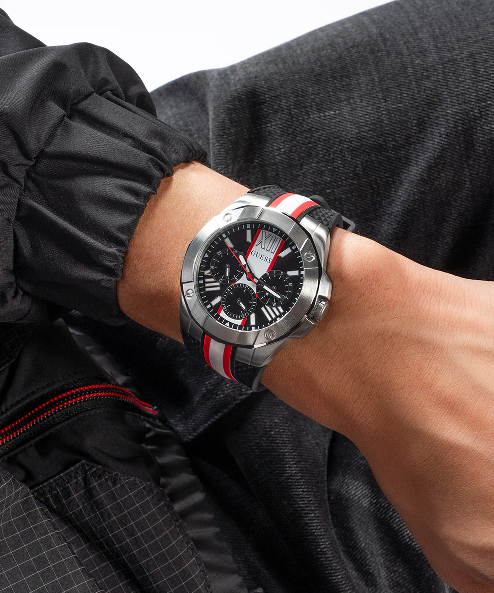 Reloj Guess GW0716G1 de Hombre Rojo y Blanco - Imagen 3