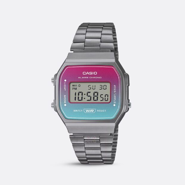 Reloj Casio Vintage A168WERB-2A Color Gris