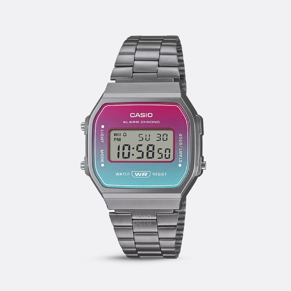Reloj Casio Vintage A168WERB-2A Color Gris