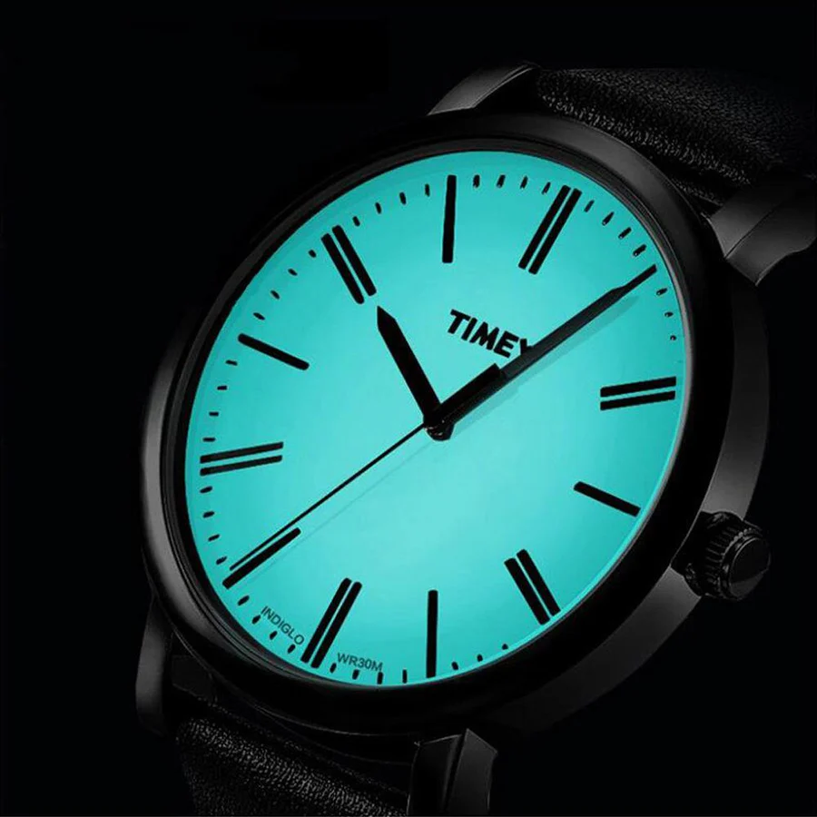 Reloj Timex T2N794 de Cuero Negro para Hombre - Imagen 2