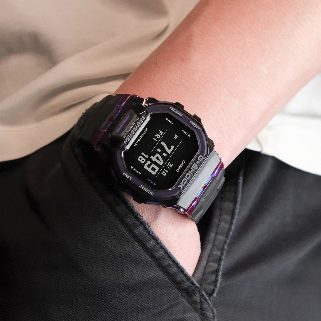 G-Shock GBD-200SM-1A6 Bluetooth de Hombre - Imagen 2