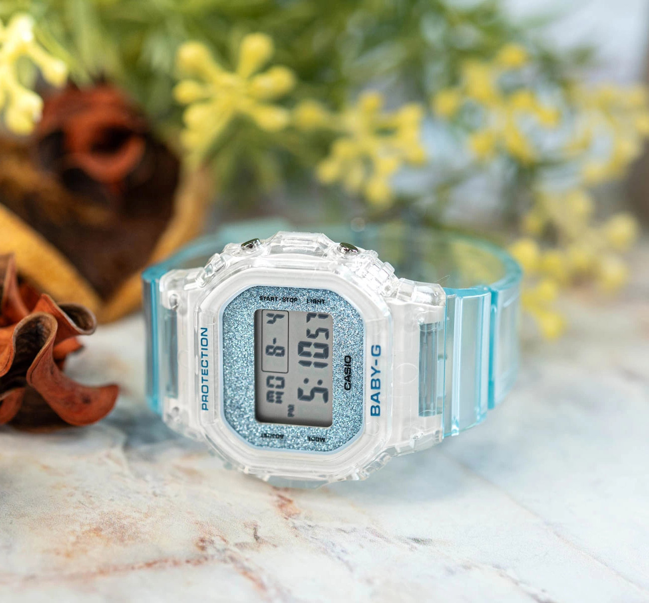 Reloj Casio Baby-G BGD-565GC-2 Transparente Azul - Imagen 7
