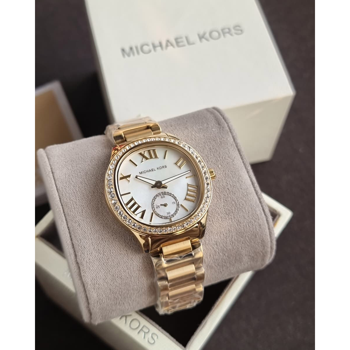 Reloj Michael Kors Sage MK4805 Dorado Femenino - Imagen 4