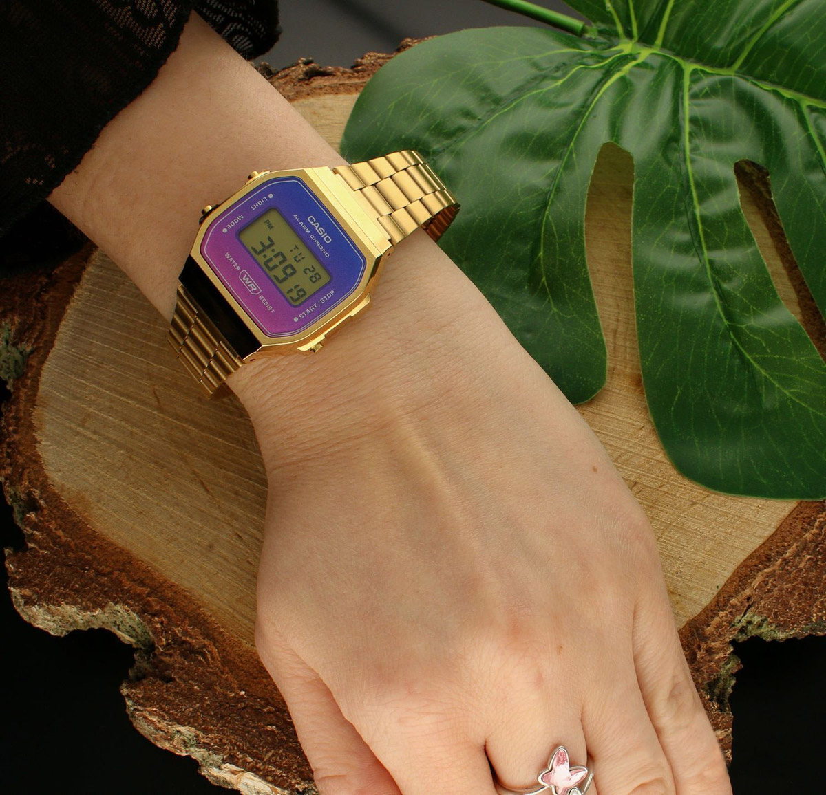 Reloj Casio A168WERG-2A Retro Dorado - Imagen 2