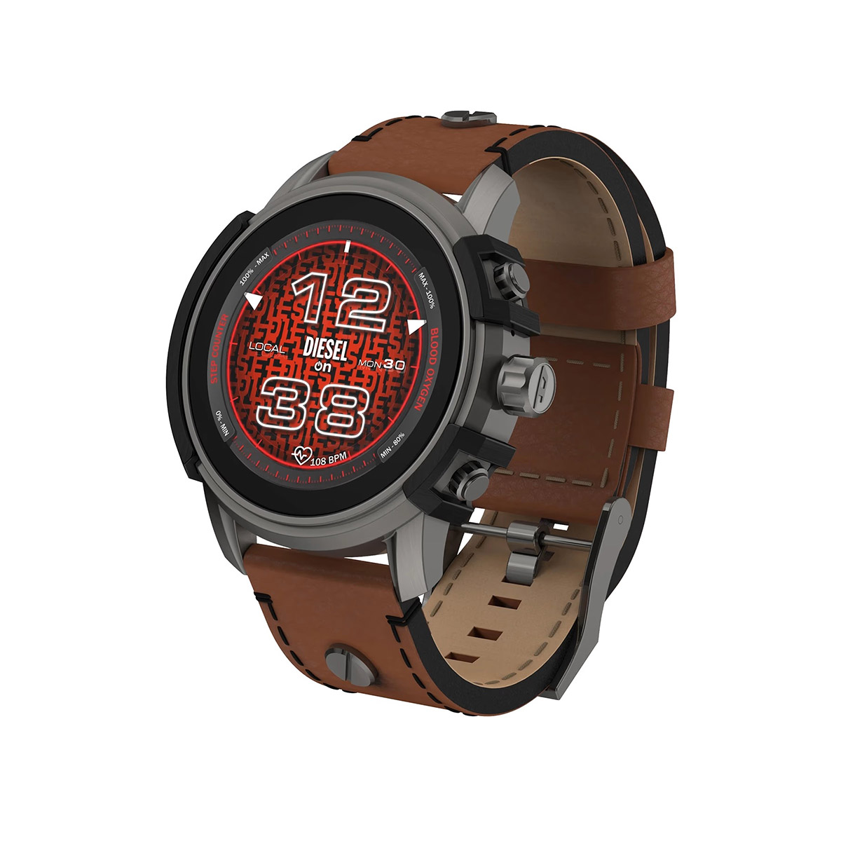 Smartwatch Diesel de Cuero Marrón DZT2043 Gen 6 - Imagen 6