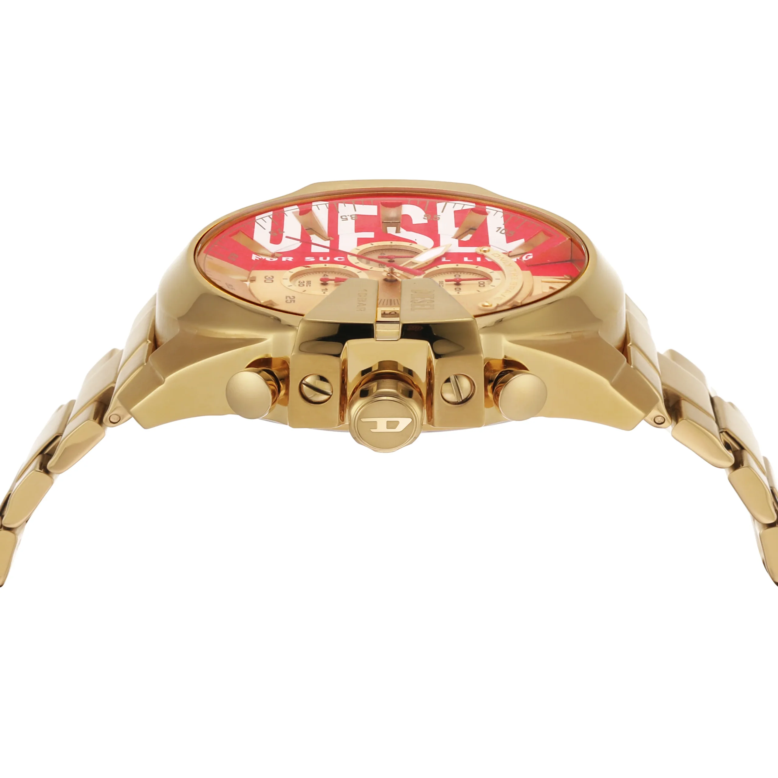 Reloj Diesel DZ4642 Mega Chief Dorado de Hombre - Imagen 6