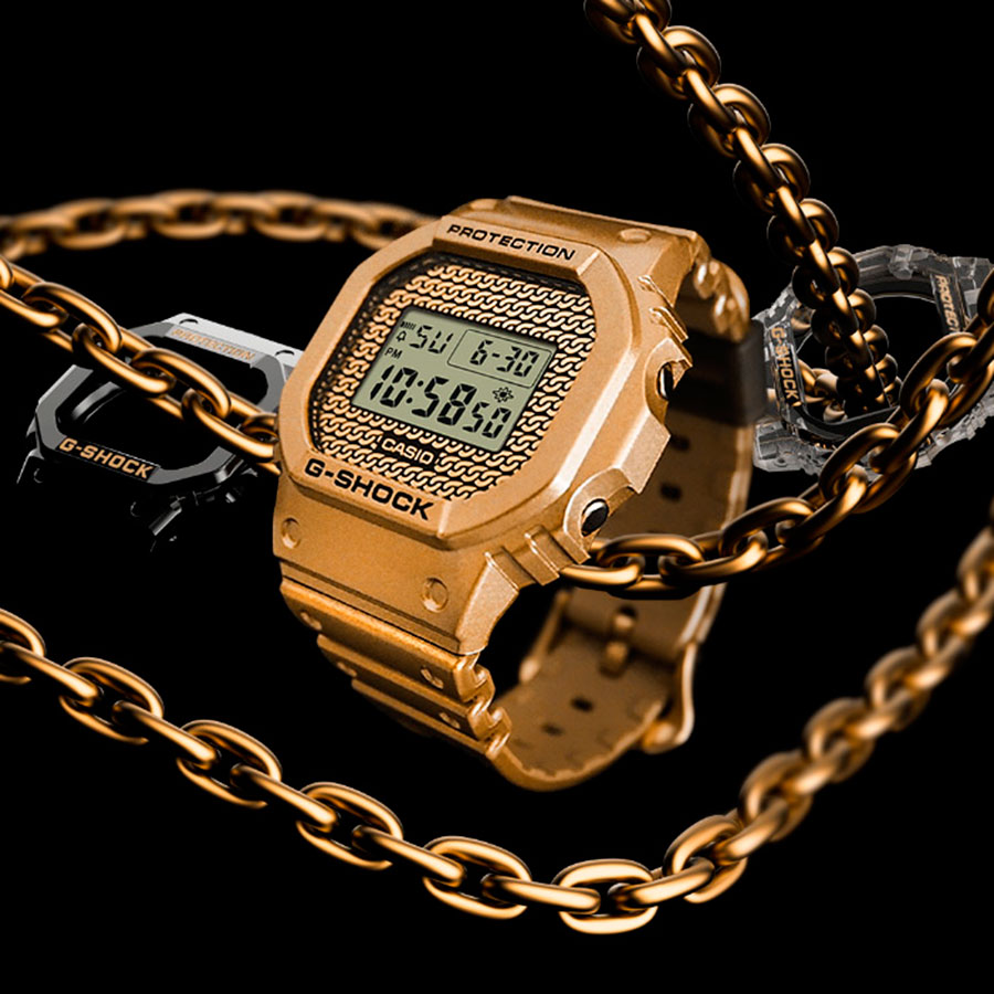 Set Reloj Casio G-Shock de Hombre DWE-5600HG-1 - Imagen 5