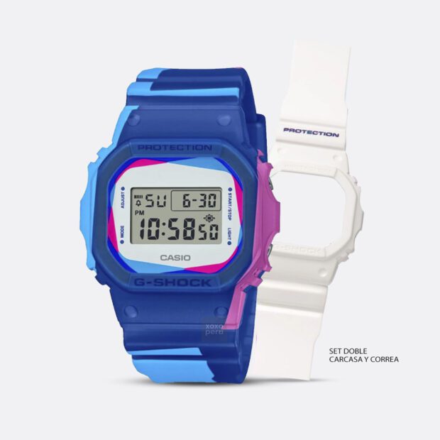 Set de Reloj Casio G-Shock DWE-5600PR-2 Hombre