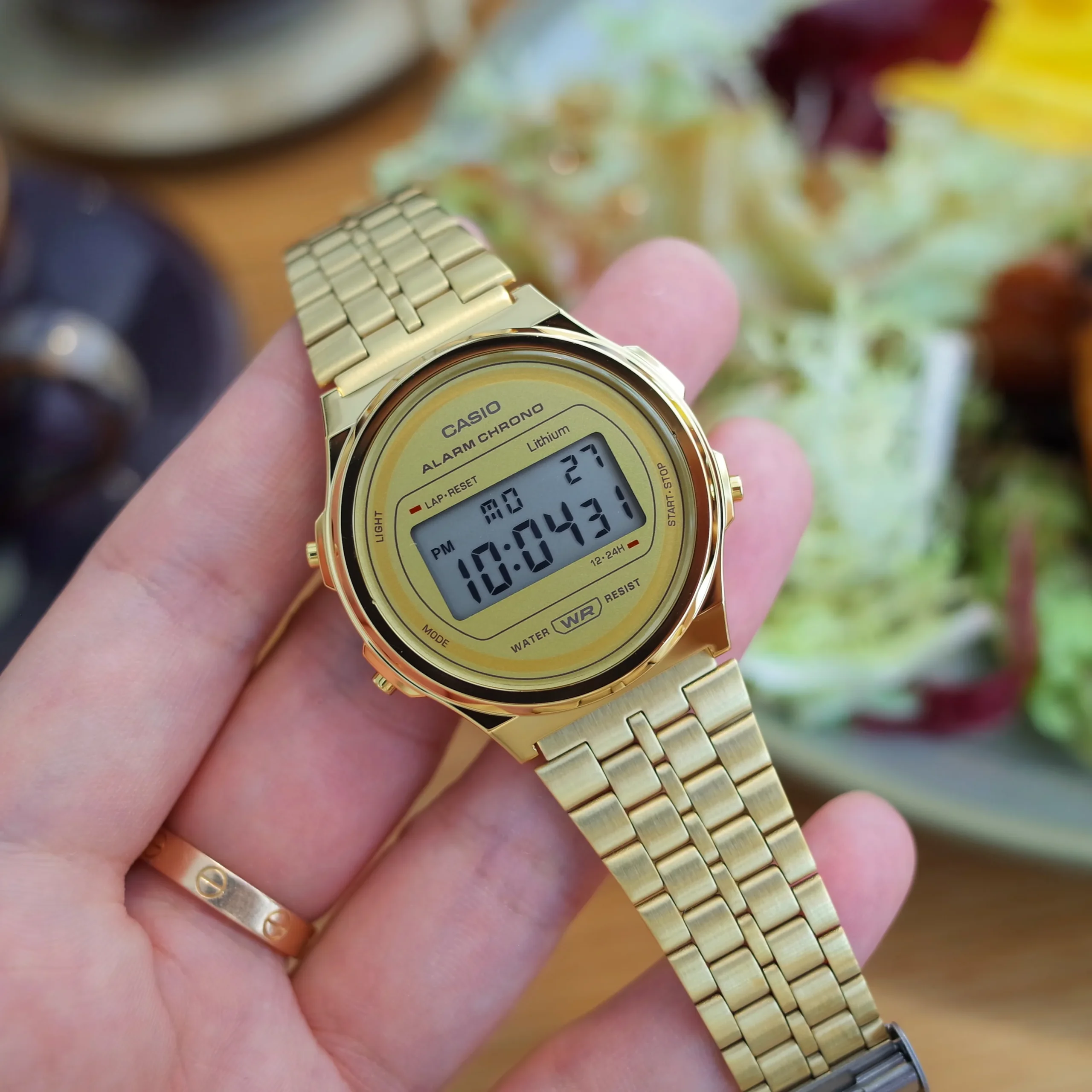 Reloj Casio A171WEG-9A Vintage Dorado Digital - Imagen 4