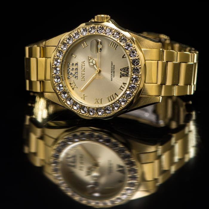 Reloj Invicta de Dama 15252 Pro Diver Dorado - Imagen 4