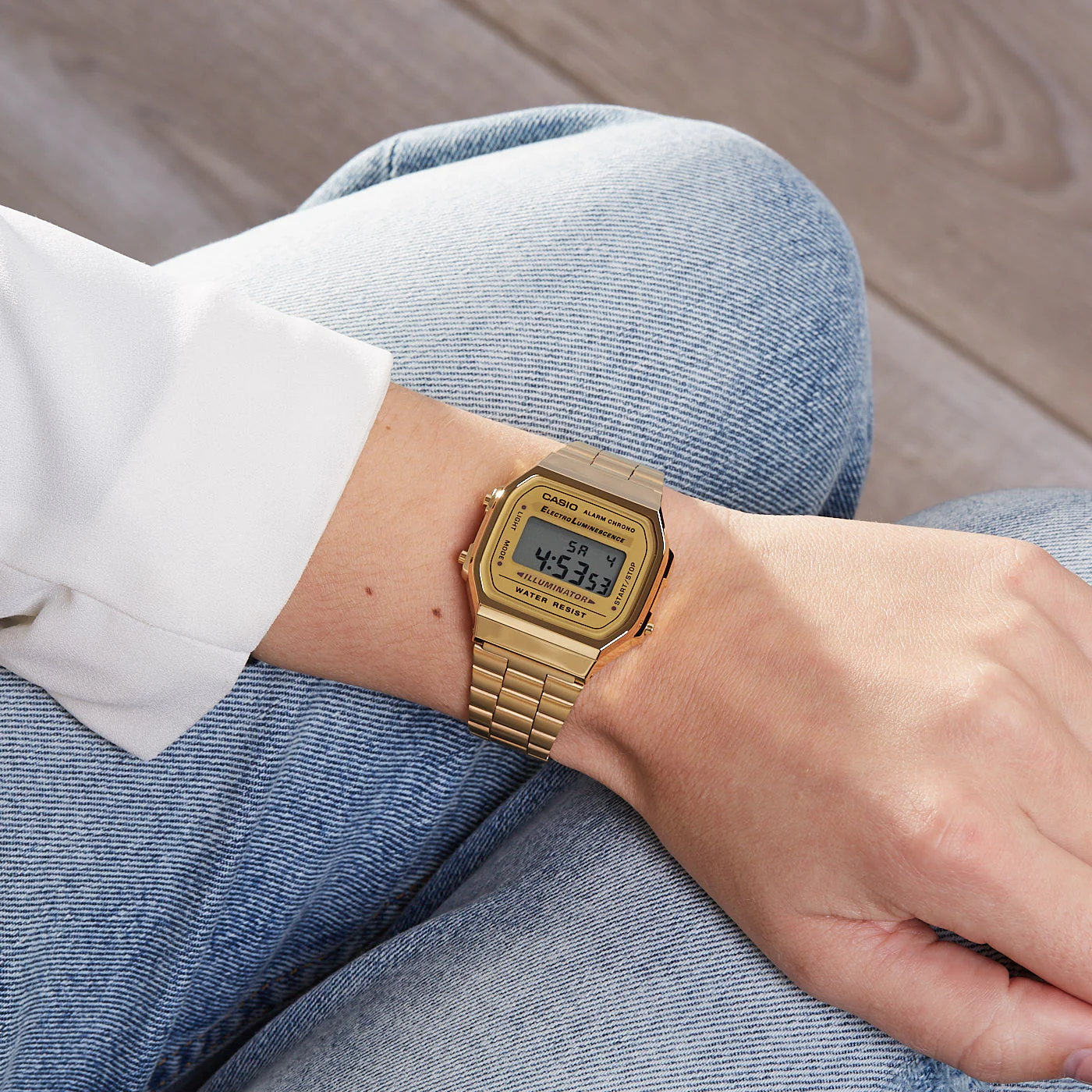 Reloj Casio Vintage A168WG-9 Dorado Unisex - Imagen 3