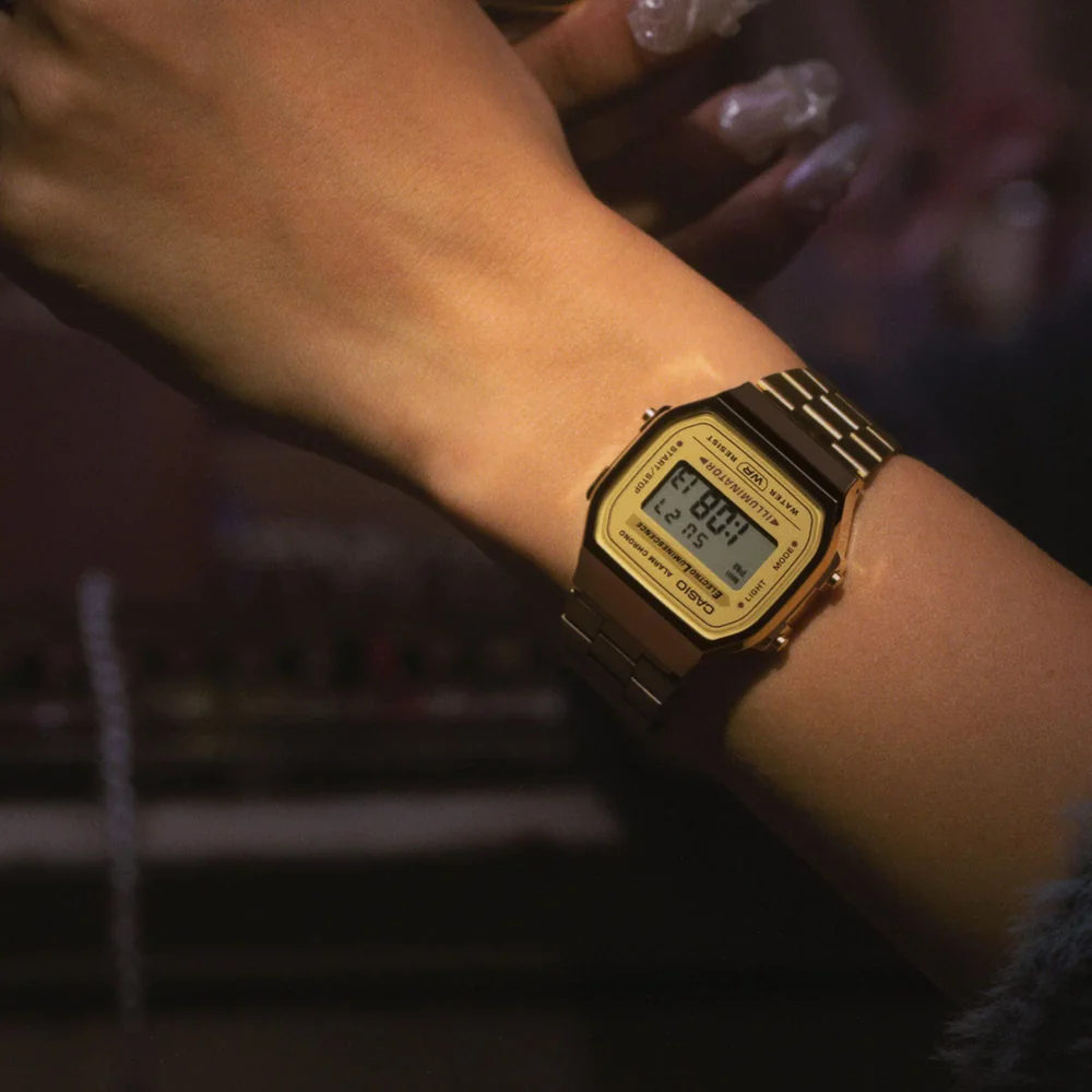 Reloj Casio Vintage A168WG-9 Dorado Unisex - Imagen 5