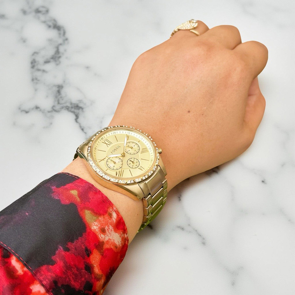 Reloj Fossil BQ3378 Multifunción Dorado de Mujer - Imagen 5