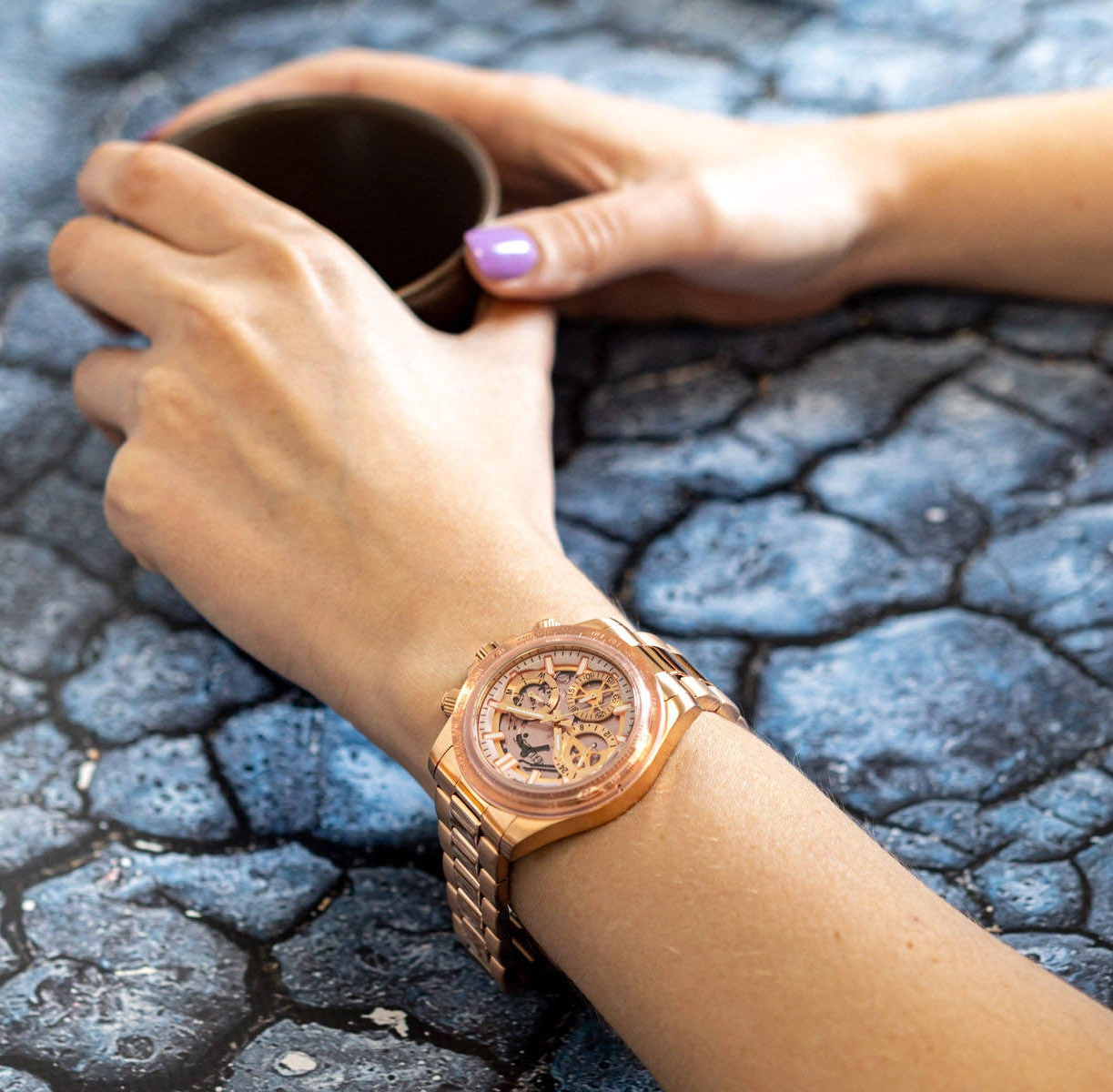 Reloj Guess de Dama GW0557L2 Mirage Gold Rose - Imagen 4