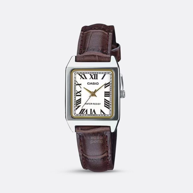 Reloj Casio Dama LTP-V007L-7B2 Cuero Marrón