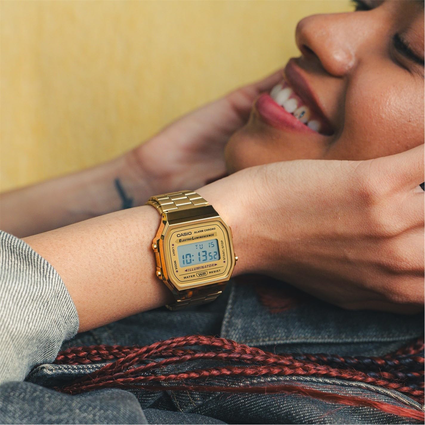 Reloj Casio Vintage A168WG-9 Dorado Unisex - Imagen 7