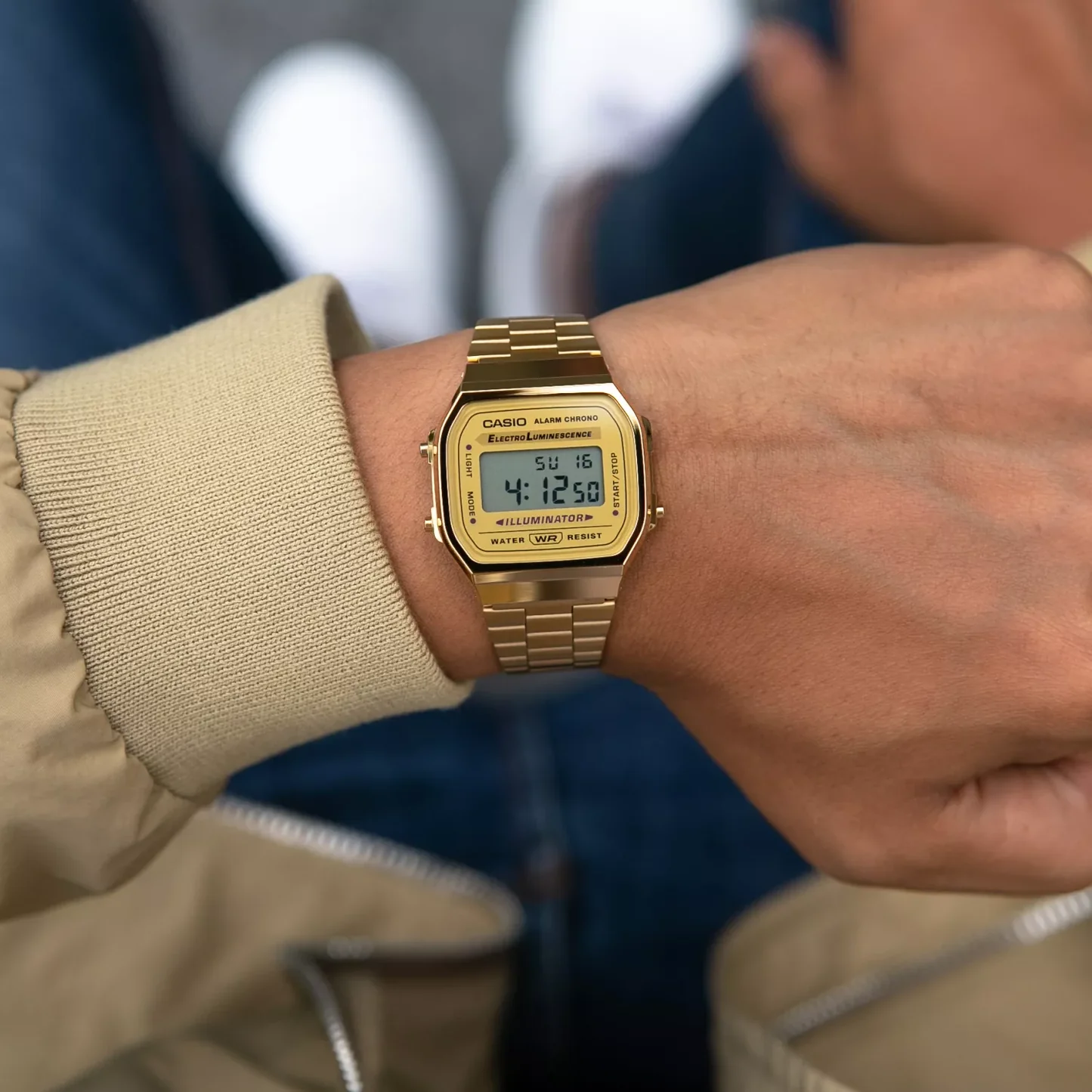 Reloj Casio Vintage A168WG-9 Dorado Unisex - Imagen 6