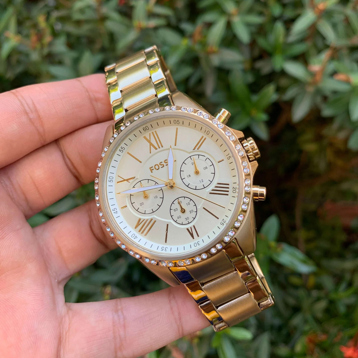Reloj Fossil BQ3378 Multifunción Dorado de Mujer - Imagen 3