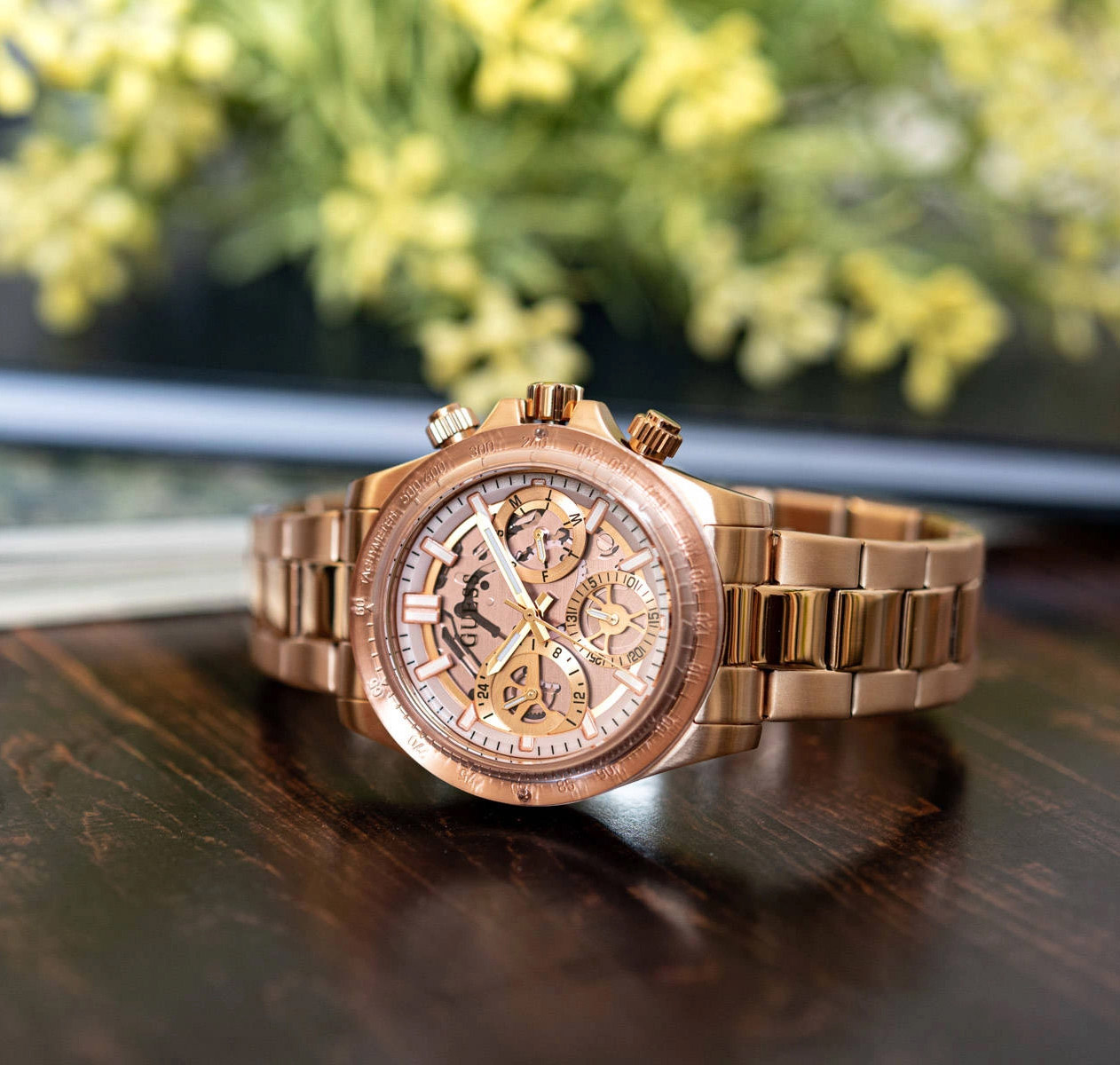 Reloj Guess de Dama GW0557L2 Mirage Gold Rose - Imagen 3