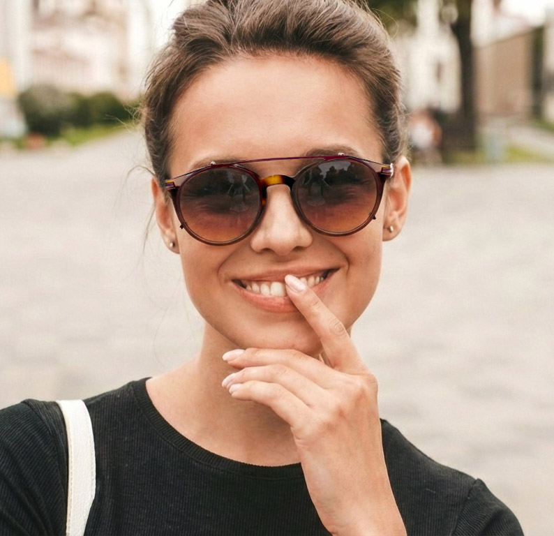 Gafas de Sol Tommy Hilfiger Marron de Mujer - Imagen 2