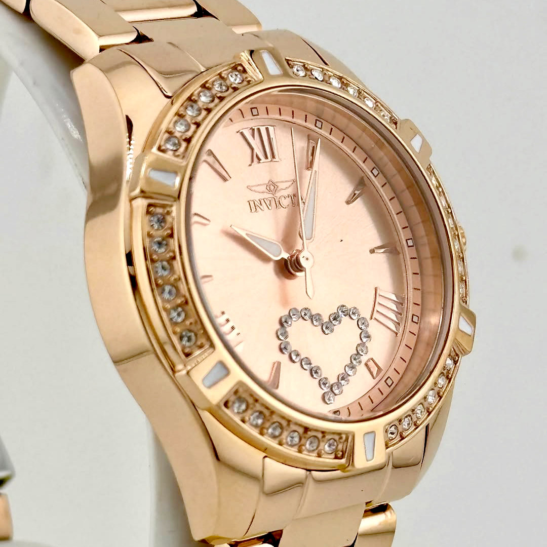 Invicta Angel 49843 Oro Rosa Corazón de Mujer - Imagen 4