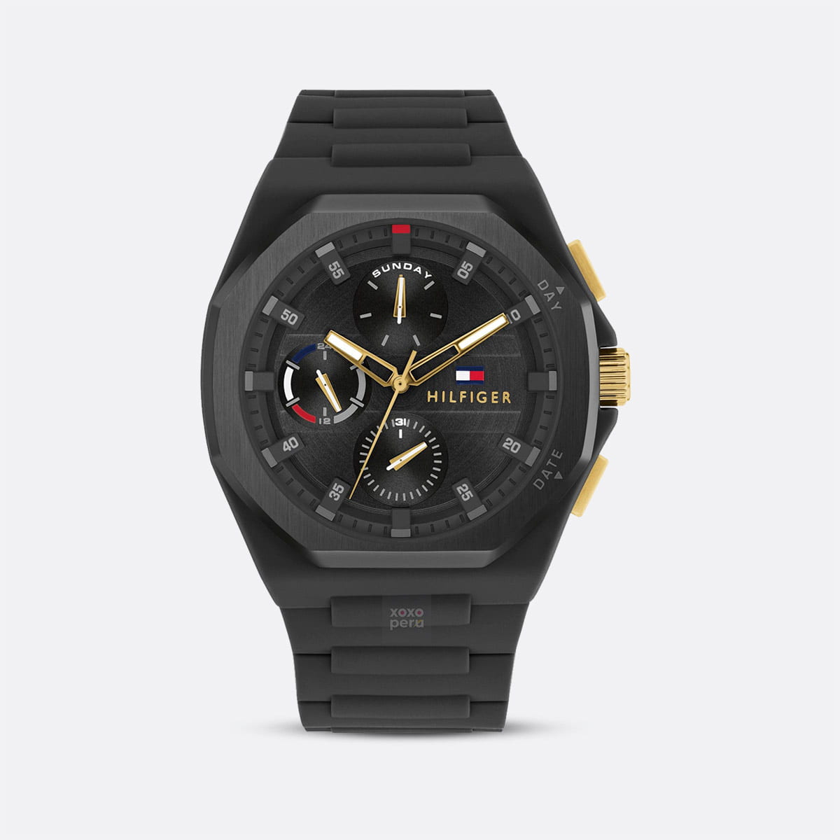 Reloj Tommy Hilfiger 1792120 Deportivo Negro