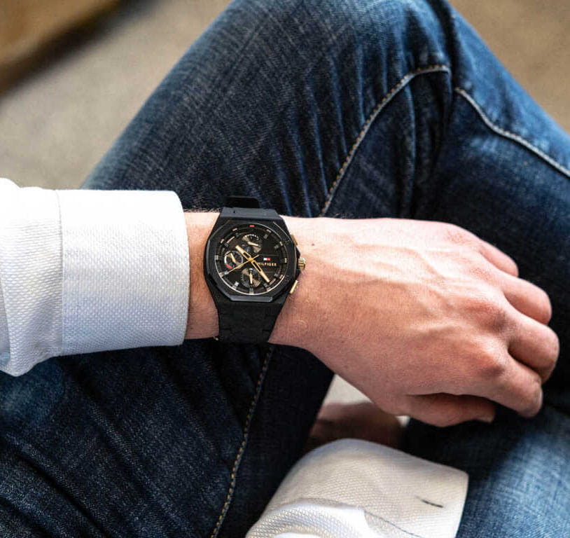 Reloj Tommy Hilfiger 1792120 Deportivo Negro - Imagen 4