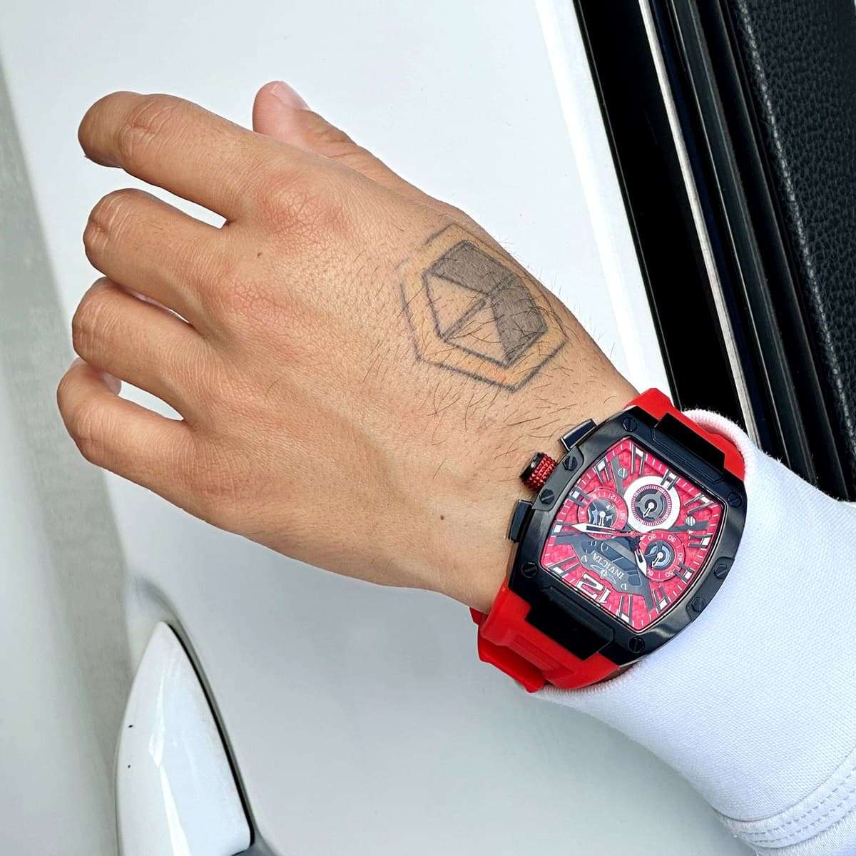 Reloj Invicta Racing 48473 Rojo de Hombre - Imagen 2