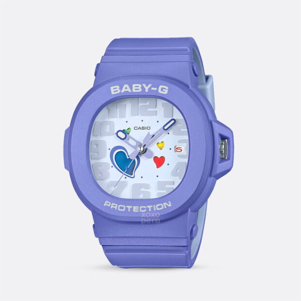 Casio Baby-G BGA-10-6A Color Lila Corazones