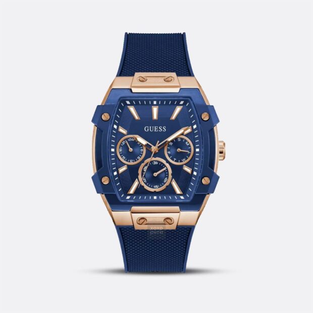 Reloj GUESS de Hombre GW0956G4 Azul Oro Rosa