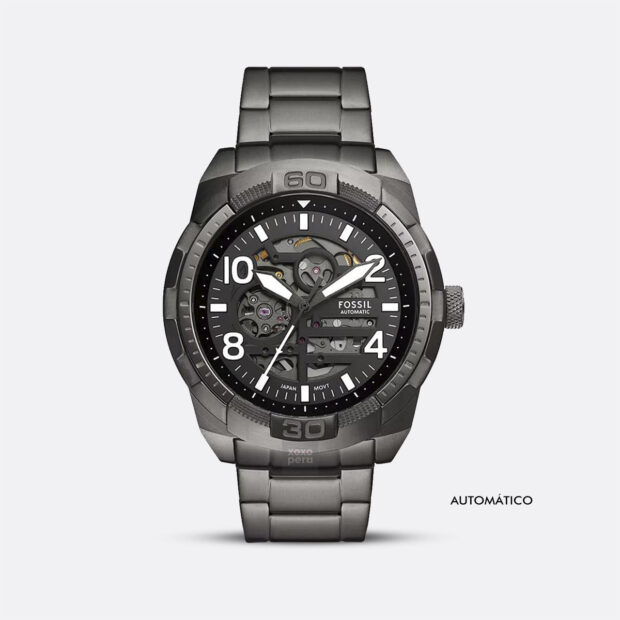 Reloj Fossil ME3255 Automático Bronson Ahumado